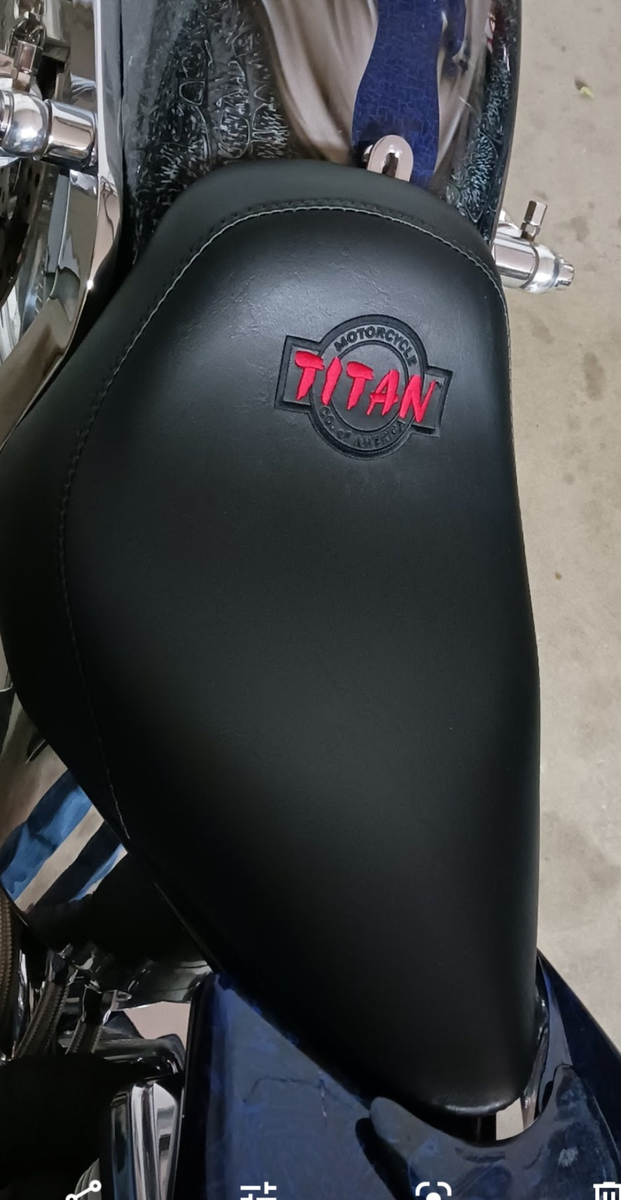 Titan Motorcycle Co. of America OEM Seats.