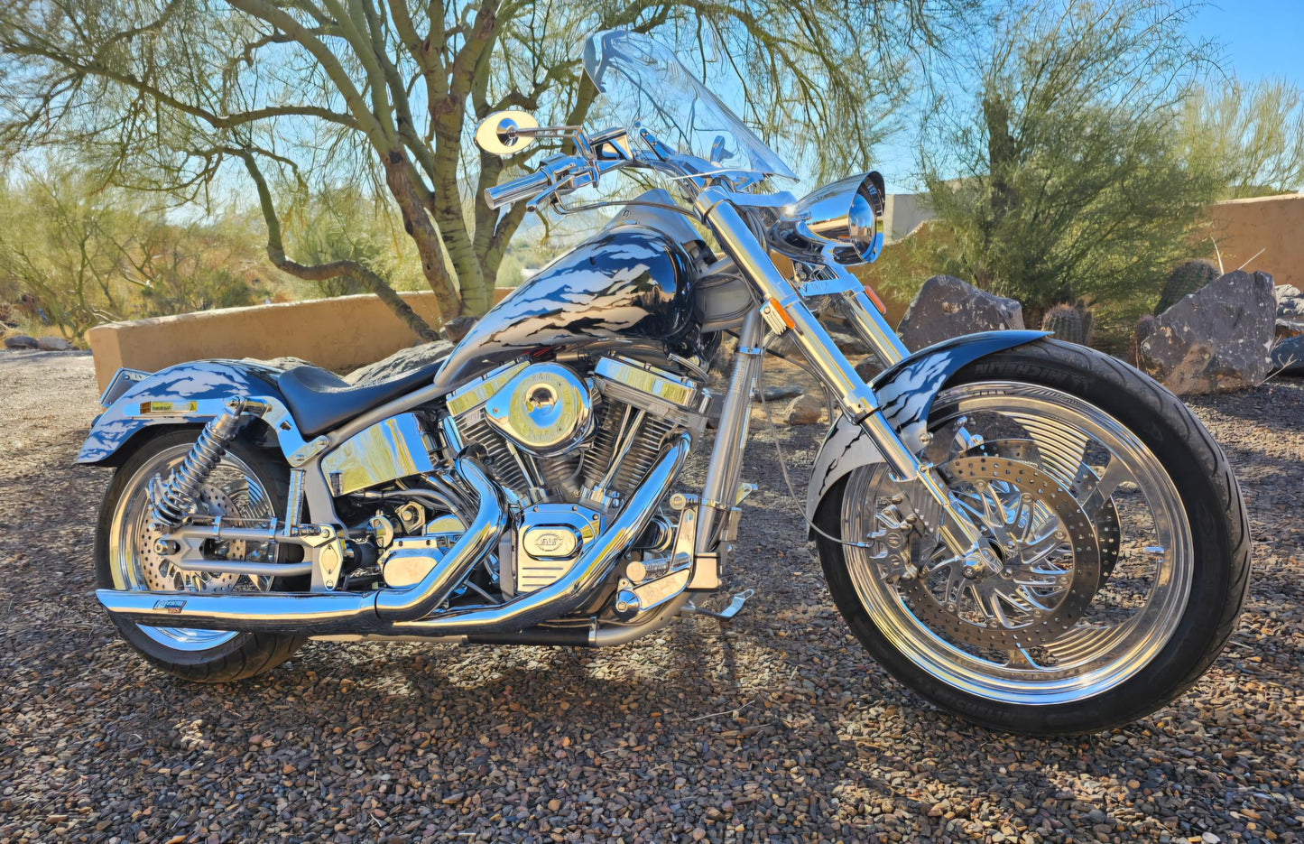 Titan Motorcycle Co. of America R&B Racing 2into1 Performance Exhaust System