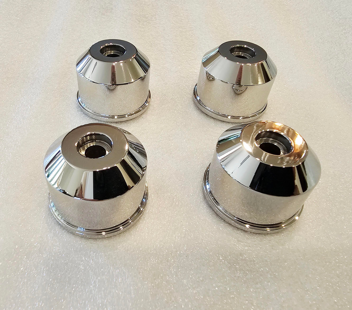 Titan Motorcycle Co. of America Stainless Steel Axle caps