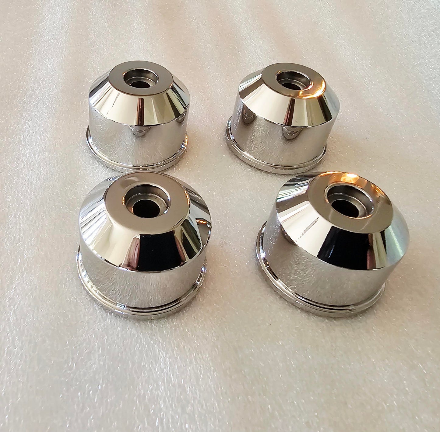 Titan Motorcycle Co. of America Stainless Steel Axle caps