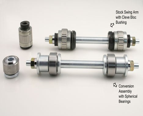 Titan Motorcycle Co. of America Swingarm Retrofit, Spherical Bearings