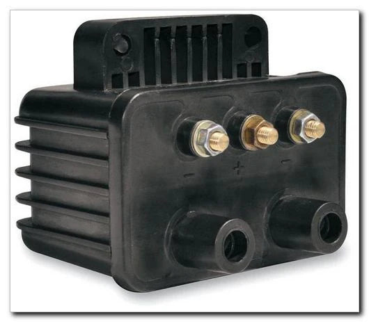 Single Fire Coil with 3 OHMS Resistance for 70-98 Big Twin & 72-01 Sportster SKU: TM-447010