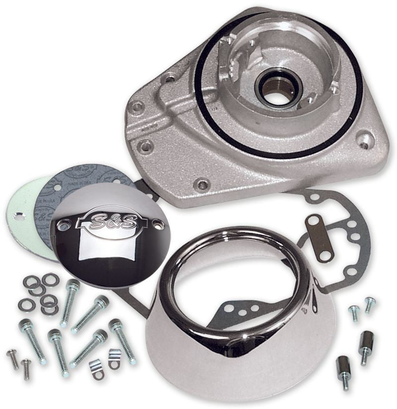 Titan Motorcycle Co. of America Evo Natural Cast Alternator Gearcover Kit For 1973-'92 HD® Big Twins