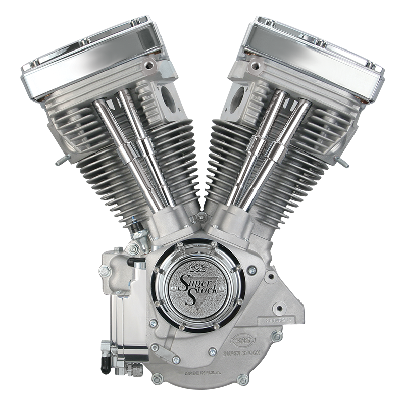 S&S Cycle #: 310-0232 V80 Long Block Engine for 1984-'99 Big Twins - Natural