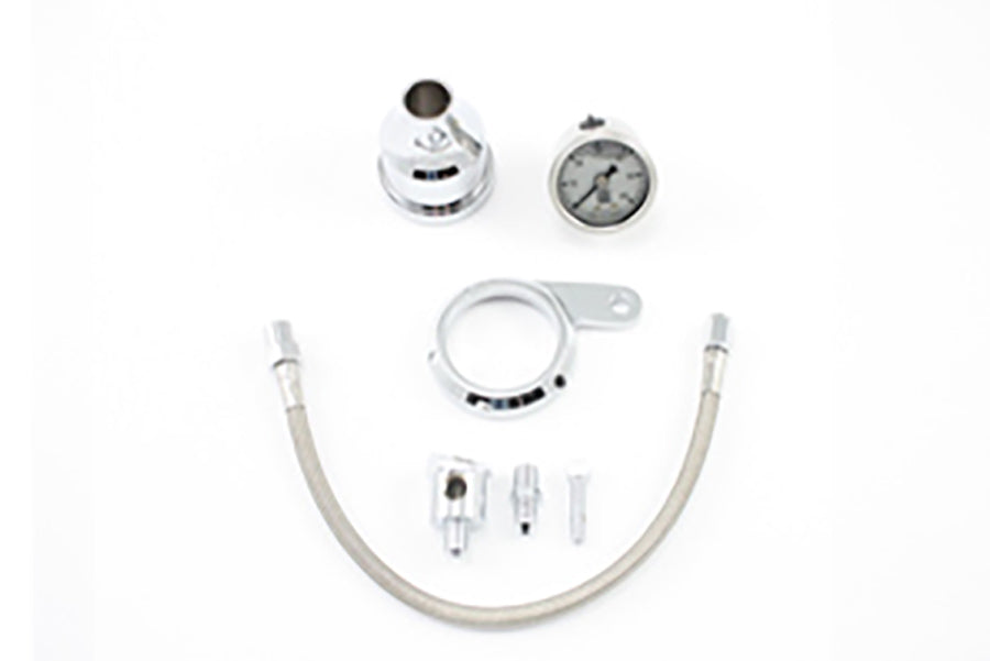 Titan Motorcycle Co. of America Oil Pressure Guage Kit Evo Rocker Box