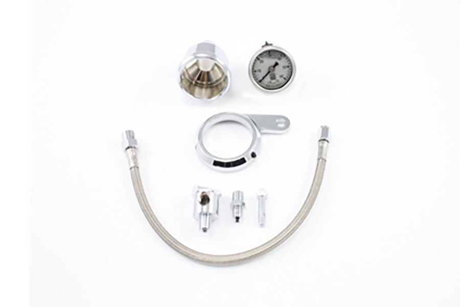 Titan Motorcycle Co. of America Oil Pressure Guage Kit Evo Rocker Box