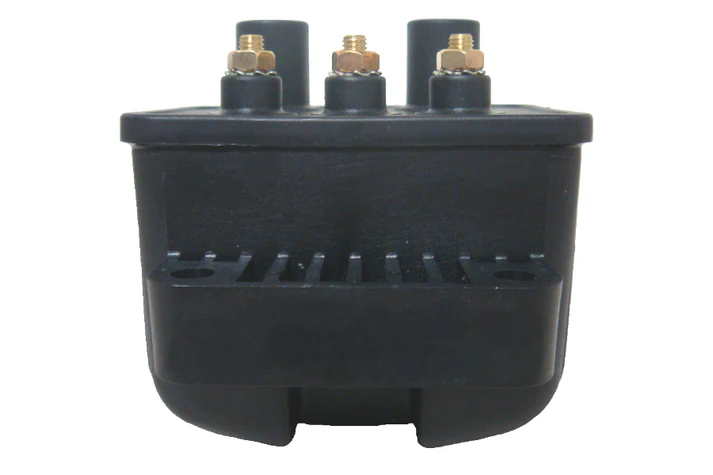 Single Fire Coil with 3 OHMS Resistance for 70-98 Big Twin & 72-01 Sportster SKU: TM-447010