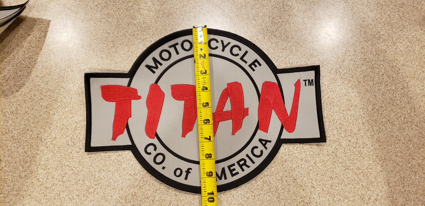 Titan Motorcycle Co. of America Logo Patches