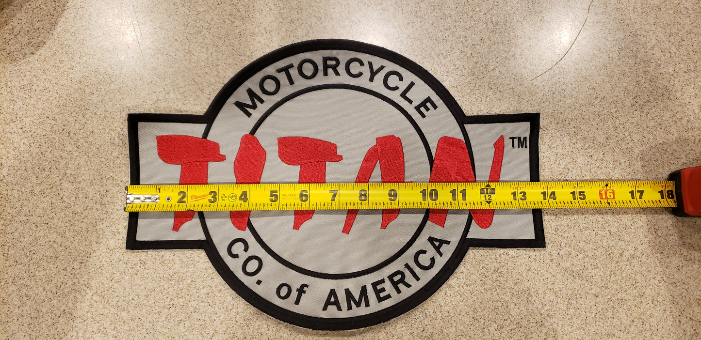 Titan Motorcycle Co. of America Logo Patches