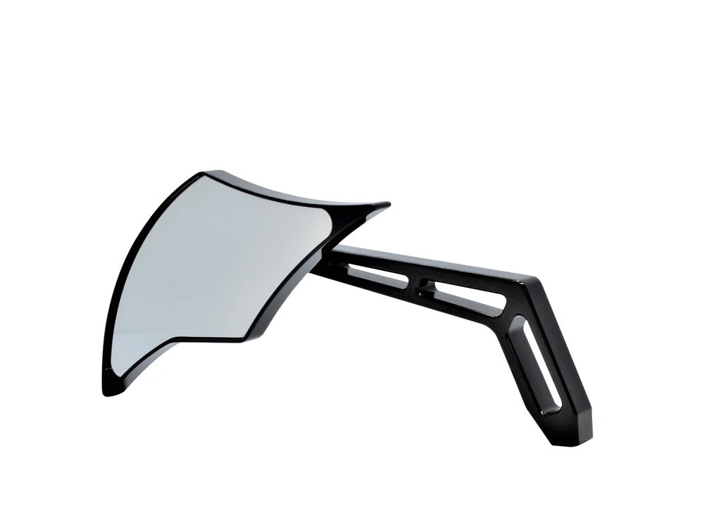 Titan Motorcycle Co. of America Mirror - Weekend Warrior Cut-Out Stem with Large Flame Head