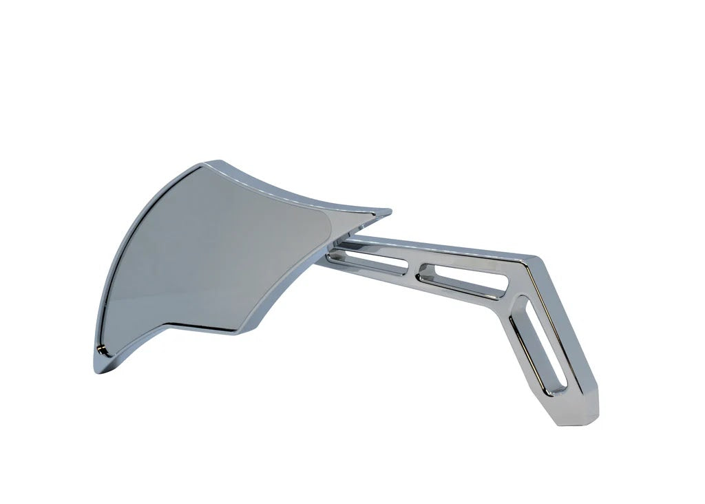 Titan Motorcycle Co. of America Mirror - Weekend Warrior Cut-Out Stem with Large Flame Head