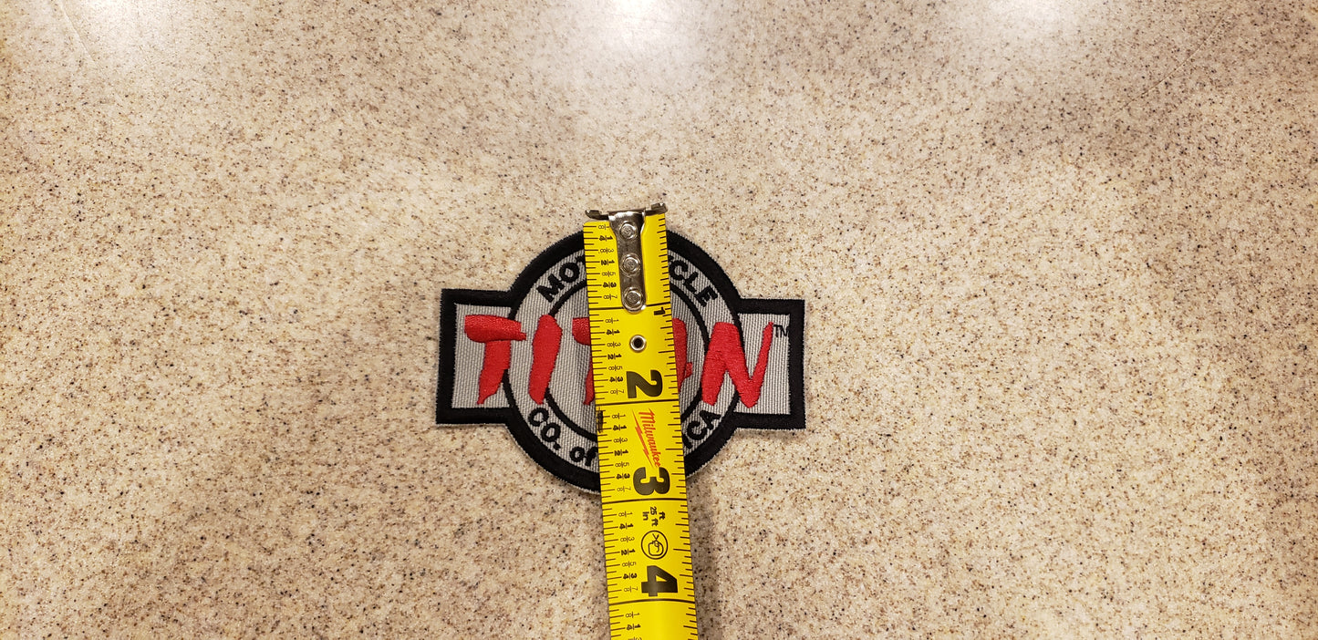 Titan Motorcycle Co. of America Logo Patches