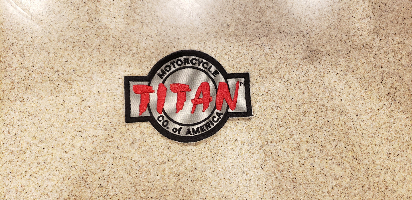 Titan Motorcycle Co. of America Logo Patches