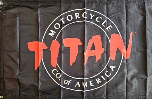 Titan Motorcycle Co. of America Double Sided Flag