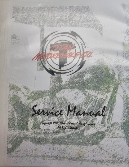 Titan Motorcycle Co. of America Service Manual