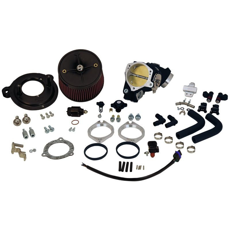 T143 Assembled Long Block Engine For 1999-'06 HD Big Twins (Except 2006 Dyna Models) - Wrinkle Black