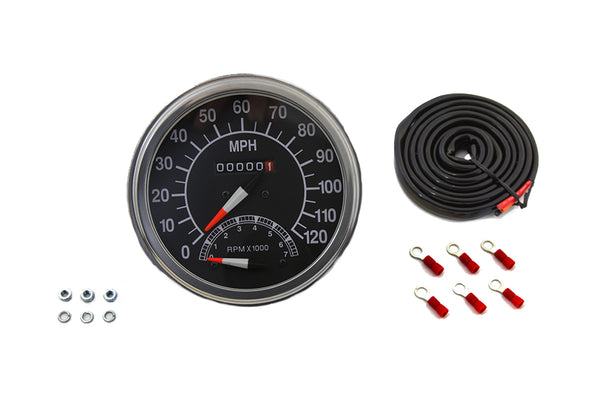 Titan Motorcycle Co. of America Speedometer with 2240:60 Ratio and Tac ...