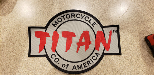 Titan Racing Sticker Titan Logo Patches – Titan Motorcycle CO. of America